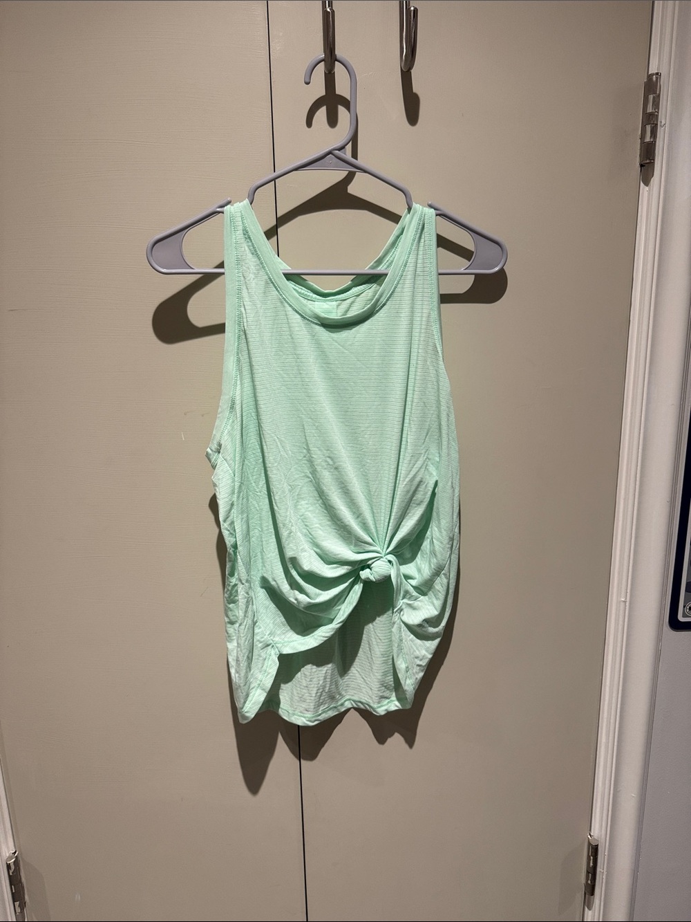 all in motion Mint Green Knot-Front Active Tank